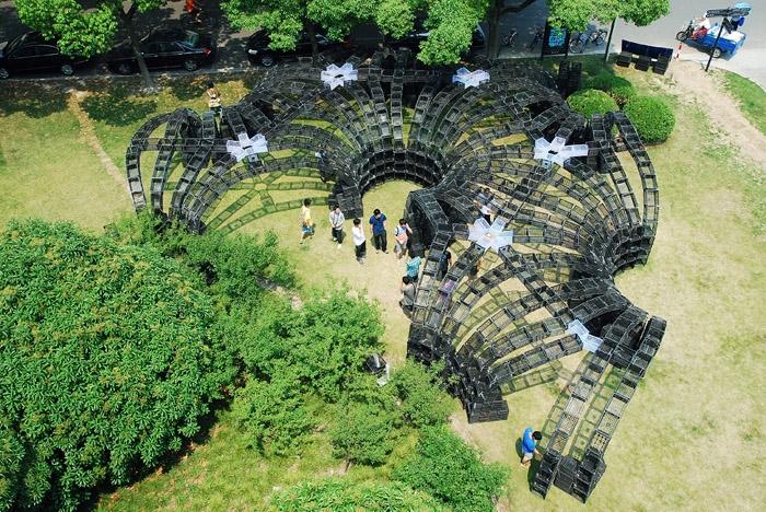 上海博物館創意回收果籃打造圖1 上海博物館創意回收果籃打造圖1